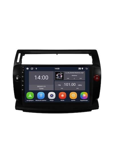 Citroen C4 Android Multimedya Sistemi 2005-2011 Crv-4072xd 9"