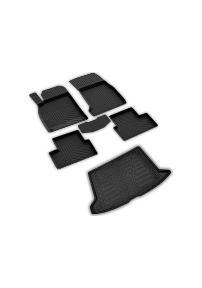 Ferrous Autoaccessories Mercedes Gla 200 H247 İle Uyumlu 4d Paspas Ve 3d Bagaj Havuzu 2020 Ve Üstü Açık Bej
