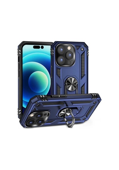 Apple Uyumlu iPhone 14 Pro Kılıf Zore Vega Kapak Mavi