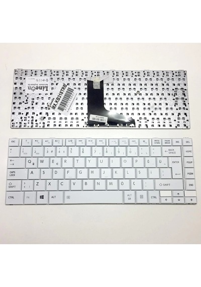 Toshiba Satellite C40-a C40d-a Notebook Klavye Beyaz