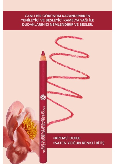 Yves Rocher Tahta Dudak Kalemi-03. Kırmızı-1.2g-76260 03 Kırmızı