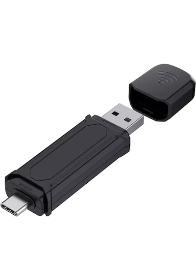 Mini 5 Pro Kablosuz Araç Adaptörü 2in1 Carplay & Android Auto
