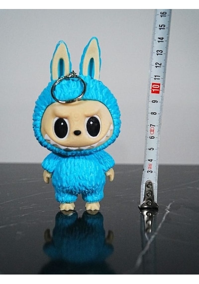 Labubu Figür Anahtarlık Turkuaz 13 Cm Kaliteli - Lisinya Ladybug