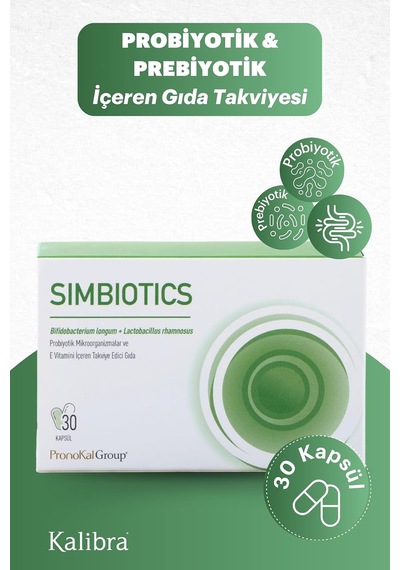 Kalibra Simbiotics Probiyotik Ve Prebiyotik İçeren Takviye Edici Gıda