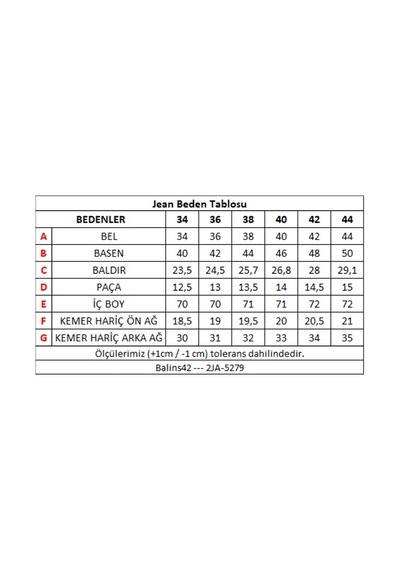 Kadın Kot Pantolon Açık Mavi 2ja/5279.açık Mavi Açık Mavi