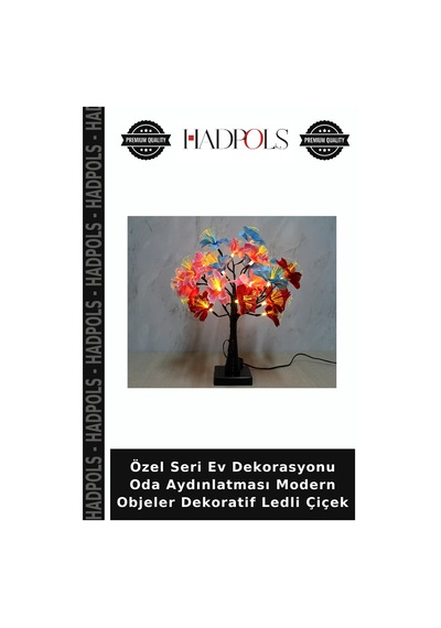 Özel Seri Ev Dekorasyonu Oda Aydınlatması Modern Objeler Dekoratif Ledli Çiçek Çok Renkli