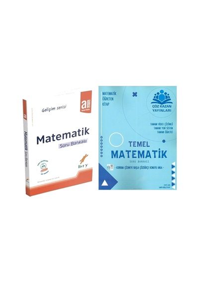 Çöz Kazan Tyt Matematik Ve Birey Gelişim Matematik A Soru Bankası 2 Kitap Set