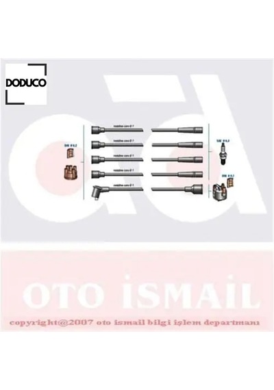 Buji Kablo Tk Dkş-m131 Düz Motor Doduco 4458077/ 85007441