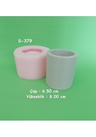 Silindir Saksı Silikon Kalıp