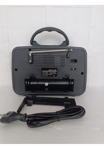 Bluetooth Hoparlör Fm Radyo Usb Tf Aux Ses Bombası Müzik Çalar Mp3 Çalar - Siyah- Tek Ebat