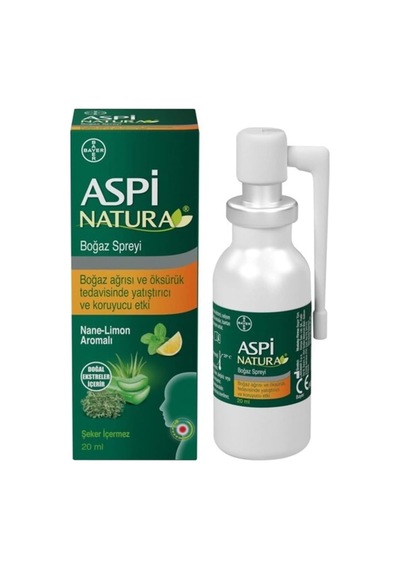Bayer Aspi Natura Boğaz Spreyi 20 Ml
