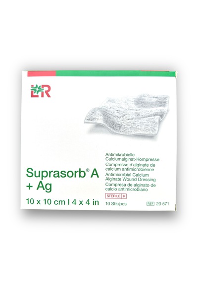 Suprasorb A + Ag Kalsiyum Aljinatlı Ve Gümüşlü Yara Örtüsü 10 X 10 Cm- 1 Adet