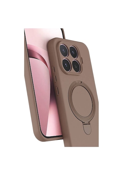 Newface Xiaomi Mi 17t Pro Regal Magsafe Standlı Kapak - Çöl Titanyum Evimdeyokyok