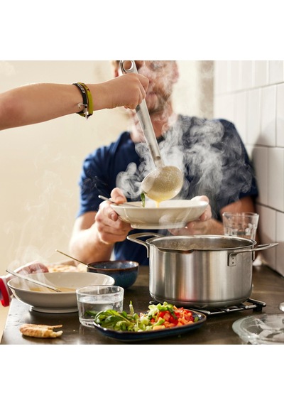Ikea Hemkomst Çelik Tencere 3 Lt Gümüş - Şeffaf