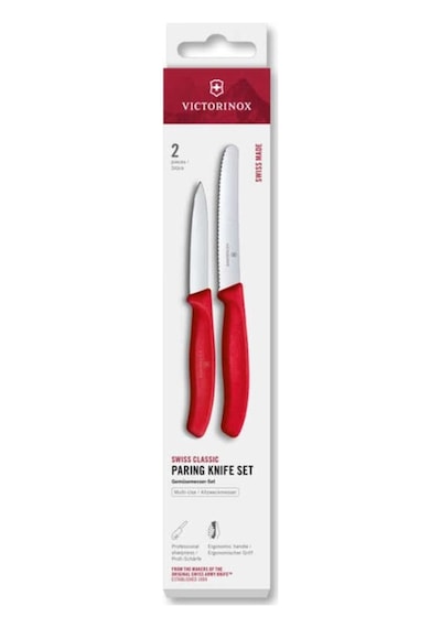 Vct- 7613329191859-victorinox 6.7111.2c1swiss Classic 2li Bıçak Set, Kırmızı