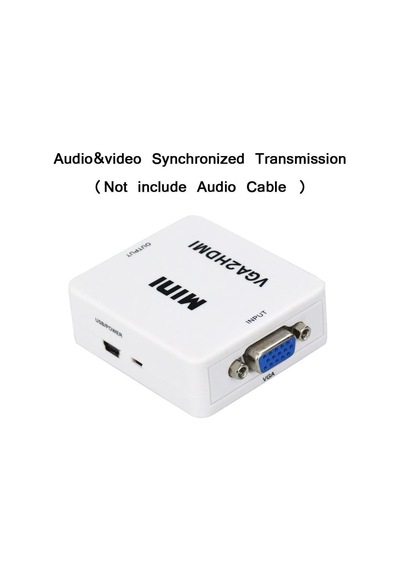 Aktif Vga Hdmı, Hd 1080P 3.5Mm Ses Vga To Hdmi Hd