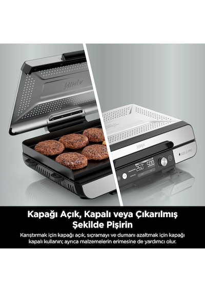 Ninja Sizzle Pro XL GX101EU Indoor Grill Izgara Makinesi