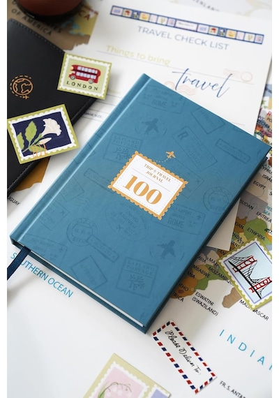 Gezi & Seyahat Günlüğü - Trip & Travel Journal Mavi