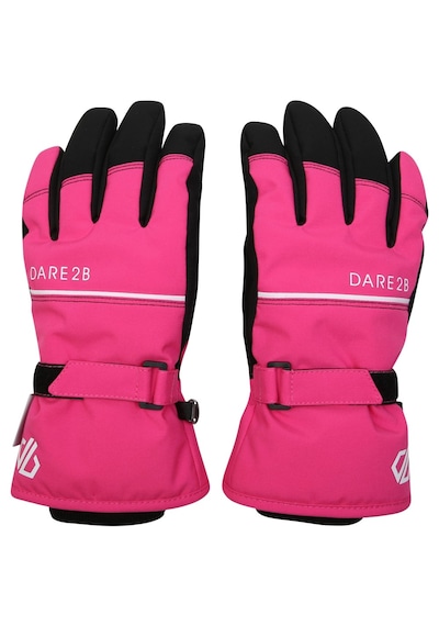Dare2b Restart Waterproof Çocuk Kayak Eldiveni Pembe