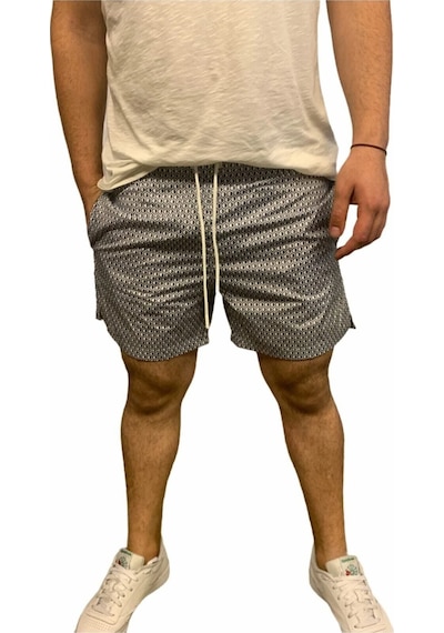 Superfly Swimwear Erkek Gri Şort 21679-05 Siyah