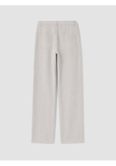Lcwaıkıkı Curve Gri Büyük Beden Straight Fit Kadın Jean Pantolon