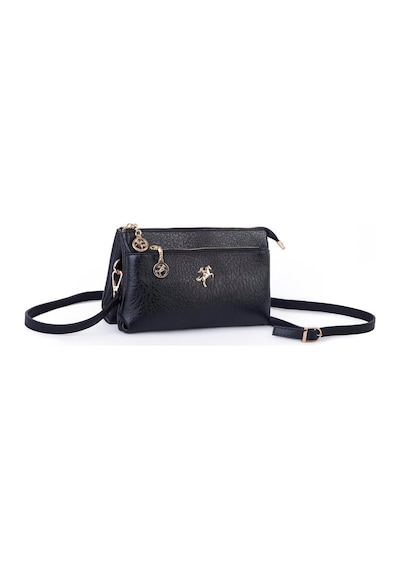 Nas Bag Kadın Çapraz Ve Clutch Çanta Bilek Ve Çapraz Askılı 24x15 Cm Siyah Victoria