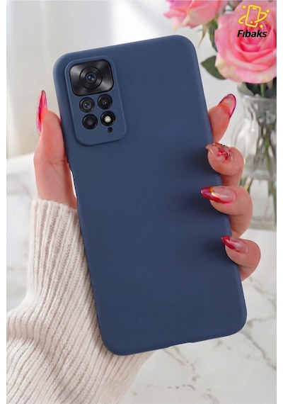 Fibaks Redmi Note 11 Pro/12 Pro 4G Uyumlu Kılıf Lansman Kamera Korumalı Içi Kadife Yumuşak Dokulu Silikon Lacivert Fibaks Redmi Note 11 Pro/12 Pro 4G Uyumlu Kılıf Lansman Kamera Korumalı Içi Kadife Yumuşak Dokulu Silikon Lacivert