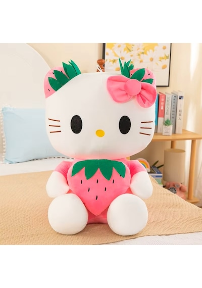 Kawaii Hello Kitty Peluş Oyuncaklar 30 Cm Pembe