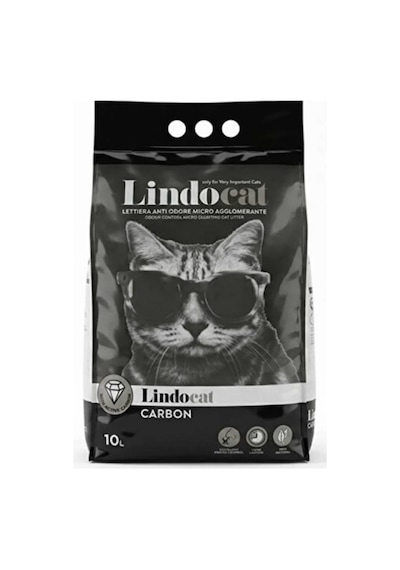 Lindo Cat 2 Adet 10 Lt Lindocat Karbonlu Kedi Kumu