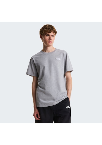 The North Face M Evolution Simple Dome Regular Short Sl Erkek T-shirt-32598 Gri
