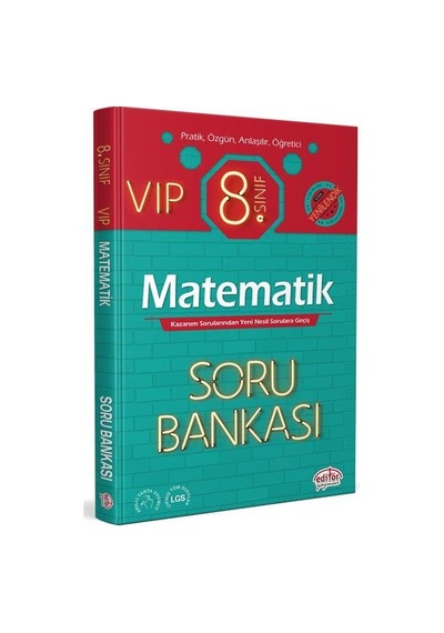 8.Sınıf Vıp Matematik Soru Bankası Editör  Yayınları