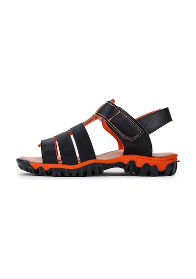 Kiko Kids Erkek Çocuk Sandalet Arz 2358 Siyah