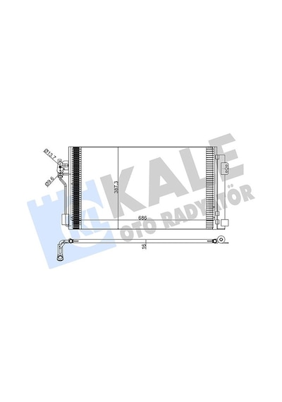 Kale 381500 Klıma Radyatoru Mercedes Vıto W639 03 A6398350070