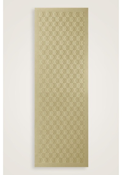 İmannooor Dama Desen Gold Naia Pamuk Şal 70x200