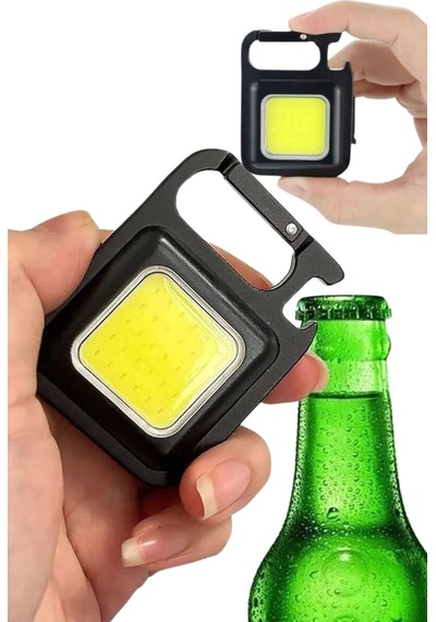 Işıldak Usb Şarjlı Cep El Feneri Taşınabilir Mini Led Işık Çok Fonksiyonlu Diğer