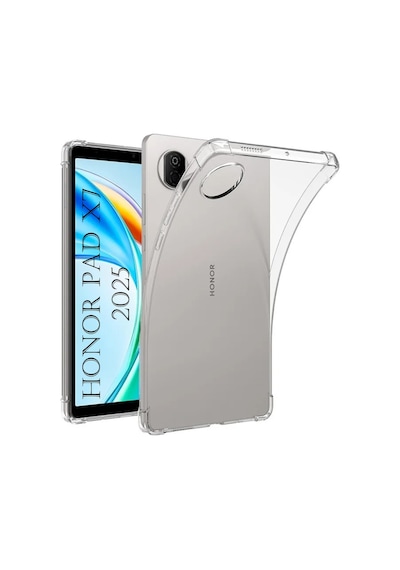 Honor Pad X7 8.7 İnç Kılıf Şeffaf Köşe Korumalı Crystal Clear Silikon Arka Kapak