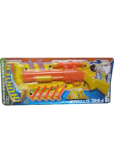 Hunter Shooting Ok Atan Oyuncak Tüfek 45 CM Ok Atan Pompalı Sila