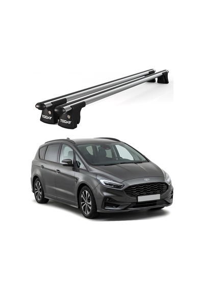 Trio-ıı Ford S-max 2015 Ve Sonrası Uyumlu Kilitli Ara Atkı 135cm Port Bagaj Tavan Barı