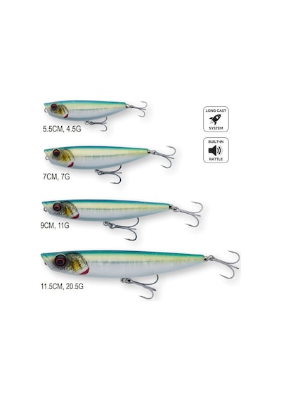 Savage Gear Pop Walker 2.0 5.5 cm 4.5 gr F Pink Sardine