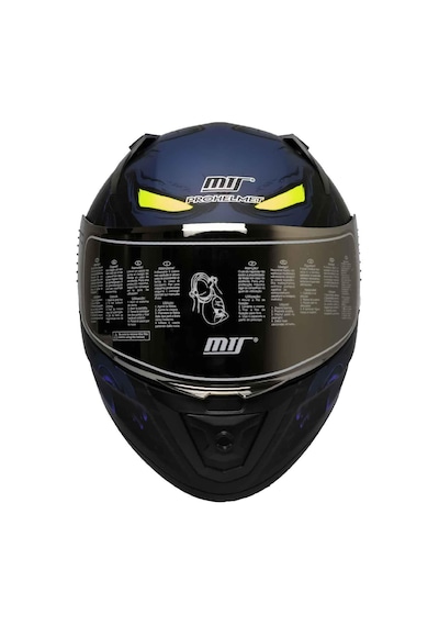 Mts Pro Helmets M-801 Snake Full Face Motosiklet Kaskı Mision Blue