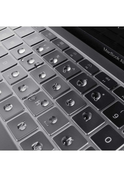 Apple Uyumlu MacBook Pro 14 İnç M3/m3 Pro/m3 Max A2992 A2918 Türkçe Q Klavye Slim Klavye Koruyucu Kılıf Çok Renkli