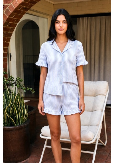 Norcia Sports Kadın Esnek Şortlu Bol Mavi Pijama Takımı Çok Renkli - 929322382 Çok Renkli - 929322382 Çok Renkli Norcia Sports Kadın Esnek Şortlu Bol Mavi Pijama Takımı Çok Renkli - 929322382 Çok Renkli - 929322382 Çok Renkli