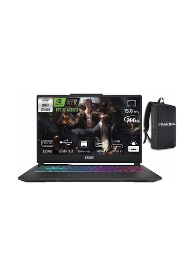 MSI Cyborg 15 A13vf892xtrk28 i7-13620H 56 GB 4 TB SSD RTX4060 15.6" Dos Dizüstü Bilgisayar