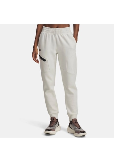 Under Armour Unstoppable Flc Jogger Kadın Eşofman Altı 1379846-110 Beyaz