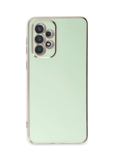 Newface Samsung Galaxy Uyumlu, A53 5g Kılıf Volet Silikon - Açık Yeşil