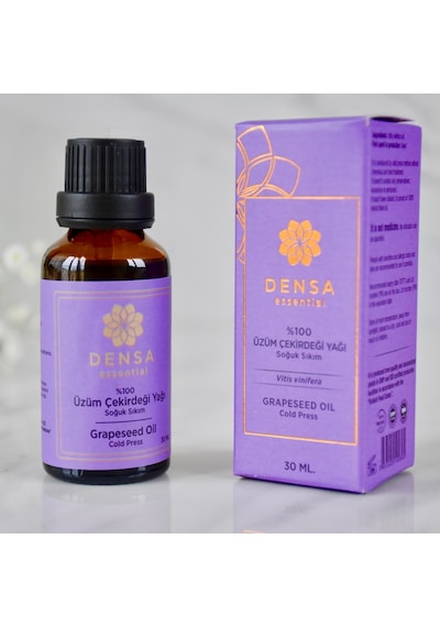 Densa Essential Saf Üzüm Çekirdeği Yağı Soğuk Sıkım 30 ML