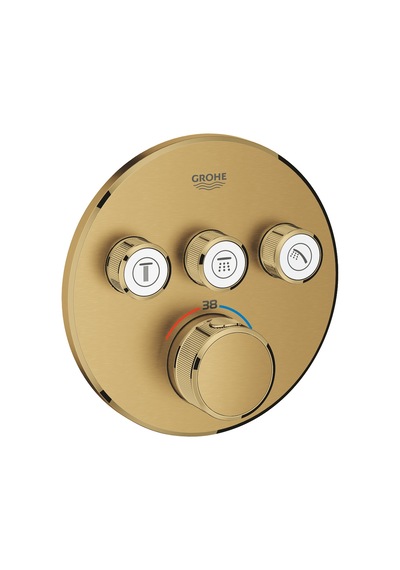 Grohtherm Smartcontrol Üç Valfli Akış Kontrollü Ankastre Termostatik Duş Bataryası 29121Gn0