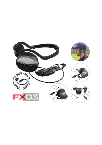 Xp Deus 2 Dedektör Ana Ünite, Fx03 Kulaklık, Ara Kablo Ve 34x28cm Fmf Başlık İle
