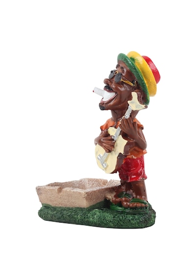 Jamaikalı Adam Reggae Figürlü Küllük Para Anahtar Kasesi Masaüstü Dekoratif Biblo Yeni Ev Hediyesi B