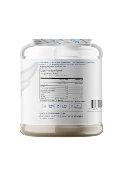 Supplementler Whey Protein 500 Gr Kurabiye